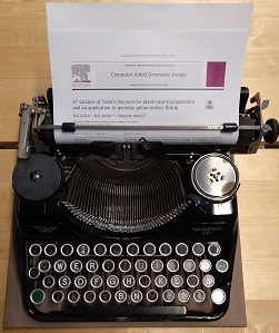 Foto einer alten Schreibmaschine