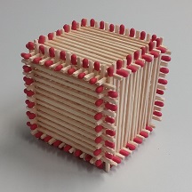 Match cube, only frame