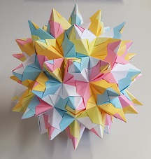 Stellated Rhombicosidodecahedron made of paper