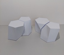 Scutoid made of paper